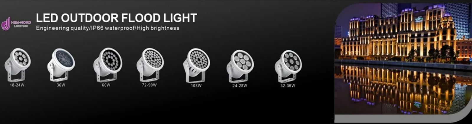 Luz de la lavadora de la pared del LED